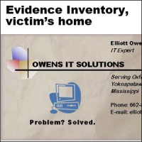 Excerpt of an Owens IT Solutions business card