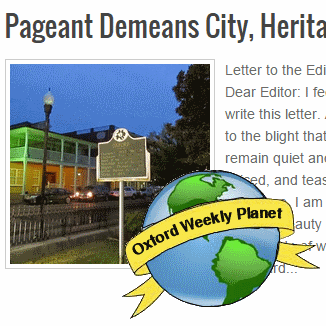 Pageant demeans city, heritage