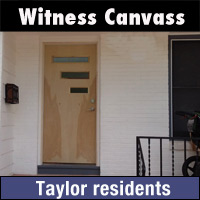 Canvass of Taylor residents