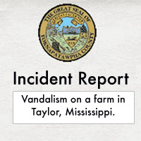 Vandalism incident report