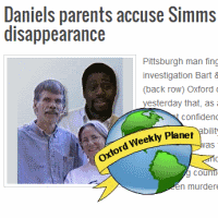 Daniels parents accuse Simms