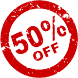 50% off 50% off 6-month, non-renewing membership