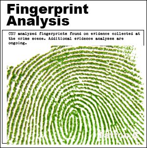 Moran crime scene fingerprint analysis