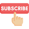 hand pointing to subscribe button