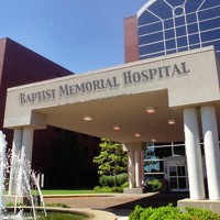 Baptist Memorial Hospital main entrance