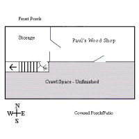 Basement floor plan