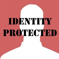Human silhouette labeled "Identity Protected"