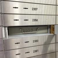 Photo of safe deposit boxes