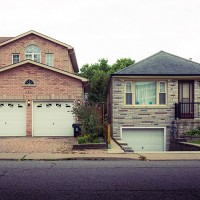 Single-family houses side-by-side