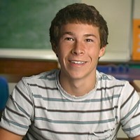 Young man with short dark hair