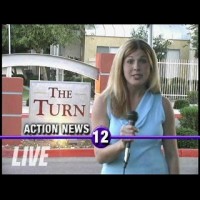 Hannah Martin reports live from the crime scene.