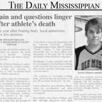 The Daily Mississippian reports on the anniversary of Kevin's death