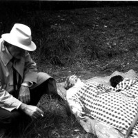 Det. McPhail with the bodies in 1958