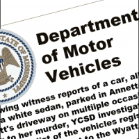 Witness vehicles Vehicles registered to persons of interest in the case