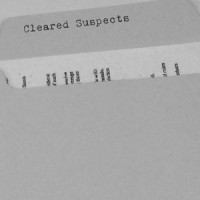 File folder labeled 'Cleared Suspects'