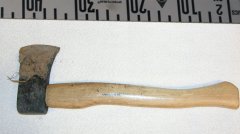 002641-42: One (1) cutting ax