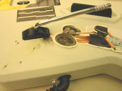 Scorch marks on guitar game controller