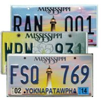 License plates of Jennings visitors