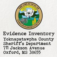 Evidence inventory - Chase residence