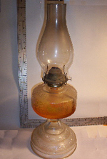 glass oil lantern