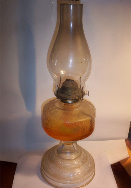 glass oil lantern
