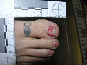 Toe Tattoo