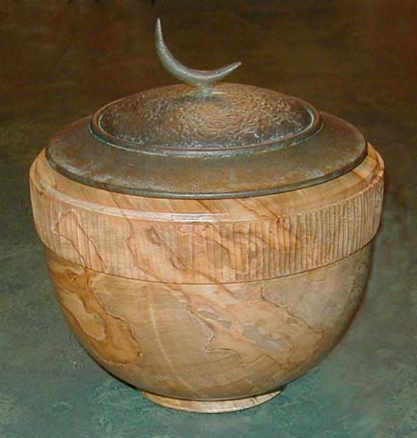 Ambrosia Maple Dream Jar with Lid, 6" x 6", $295