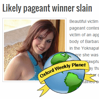 Likely pageant winner slain