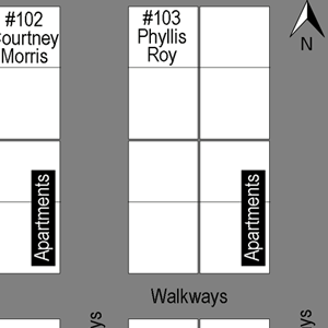 Maplewood Apartments map