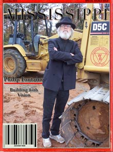 Philip Fontaine on the cover of Mississippi magazine