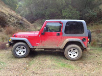 red Jeep