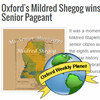 Oxonian Mildred Shegog wins Ms. Senior Mississippi