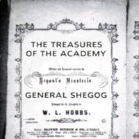 General Shegog's poem, Treasures of the Academy