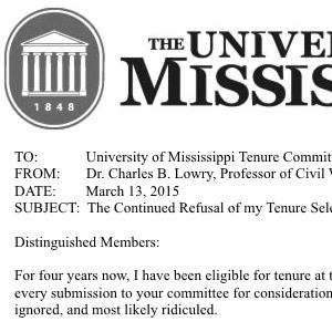 Tenure memo