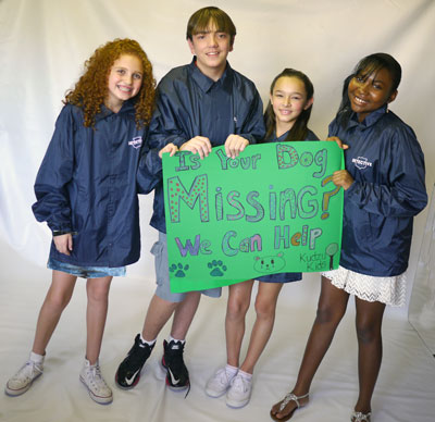 The Kudzu Kids – Emma, Zach, Melody and Rachel – solve mysteries