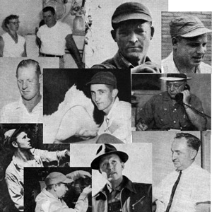 Summaries of 1958 interviews with top suspects in the Izard case