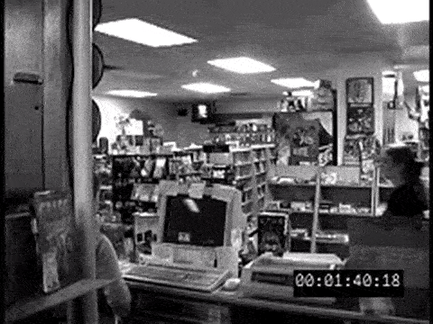 Convenience store security video