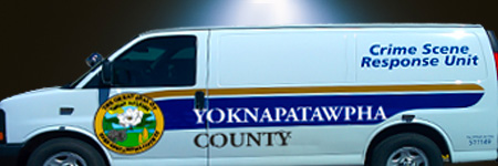 County coroner's van