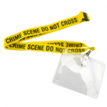 Crime Scene Do Not Cross Lanyard