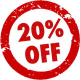 Get 20% of memberships and store purchases