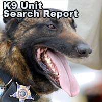 K-9 Unit report