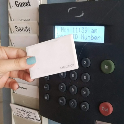Employee time clock
