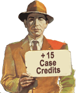 You've earned 15 Case Credits