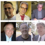 a collage of 6 pictures each featuring a person