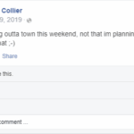 A picture of a Facebook post from daniel.