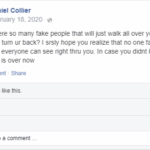 A picture of a Facebook post from daniel.