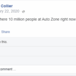 A picture of a Facebook post from daniel.
