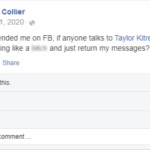 A picture of a Facebook post from daniel.