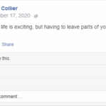 A picture of a Facebook post from daniel.