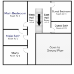 picture of the map layout of the 2nd floor.